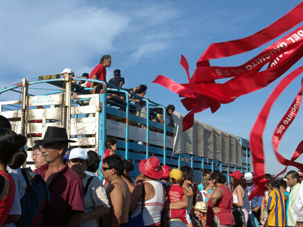 Obra del artista argentino Guillermo Jones - Fiesta al Gaucho Antonio Gil - fotografia Toma directa