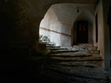 Fotografia Pasillo principal del Monasterio Simonos Petra. Monte Athos