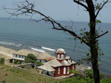 Fotografia  Vote en la costa del Monasterio Iviron. Monte Athos.